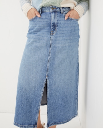 FatFace Carla Denim Midi Skirt