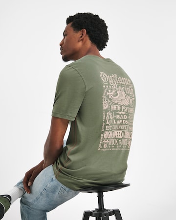 Joe Browns Back Print Graphic T-Shirt Long Length