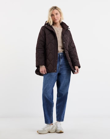 Chocolate Short Quilted Jacket