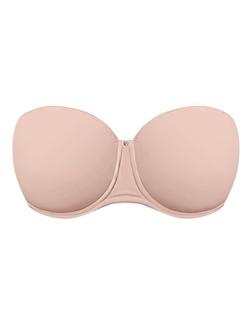 Fantasie Aura Moulded Strapless Wired Bra Natural Beige