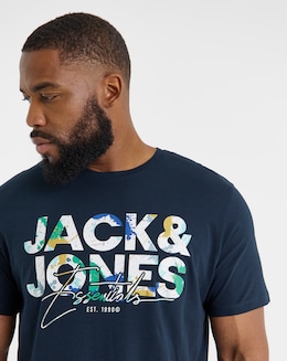 Jack & Jones Geplas T-Shirt - Sky Captain