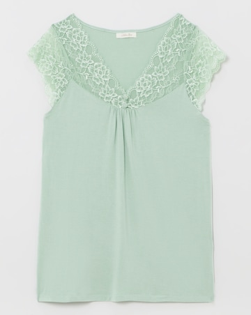 Nora Rose Julia Jersey Cap Sleeve Pyjama Set