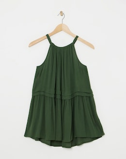 Crinkle Halter Top