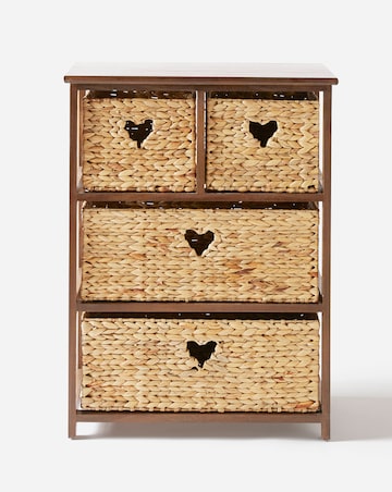 Hyacinth Hearts 2+2 Drawer Unit