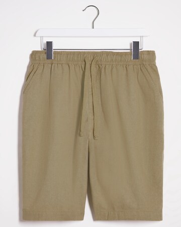 Linen Mix Elasticated Short