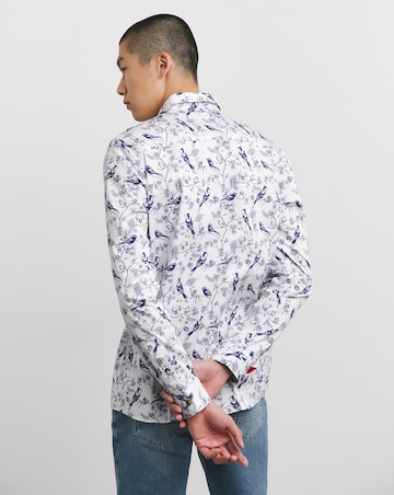 Joe Browns Beautiful Bird Long Length Shirt