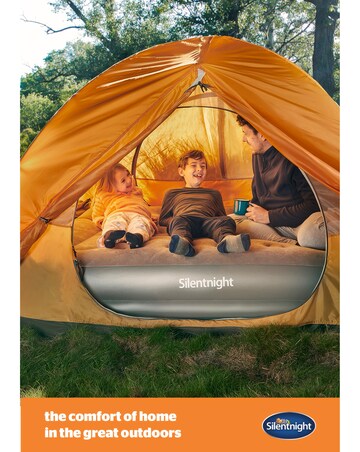 Silentnight Flocked Airbed with Electric Pump - Double