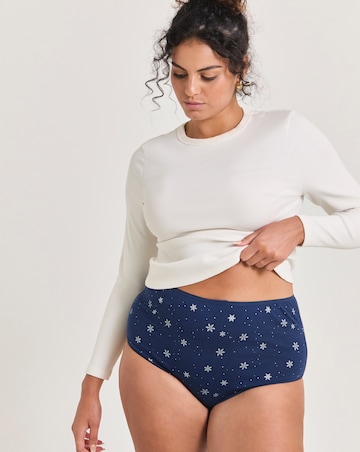 Pretty Secrets (7 Pack) Full Fit Knickers Snowflakes