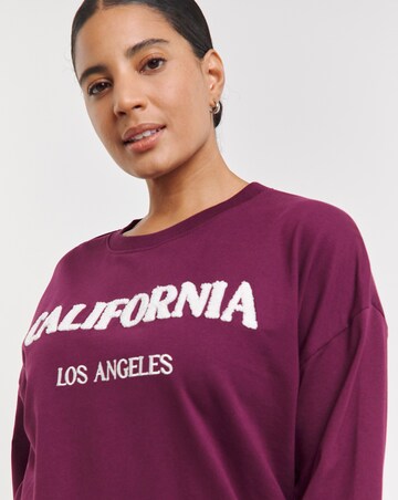 Sweatshirt With Woven Pyjama Bottom