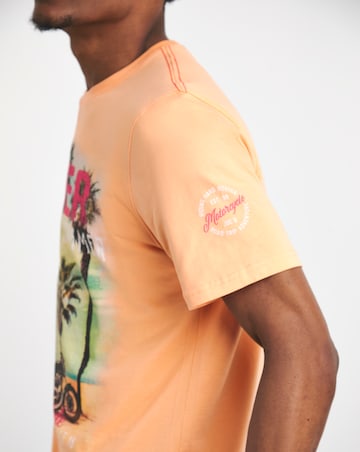 Joe Browns Palm Tree T-Shirt Long Length