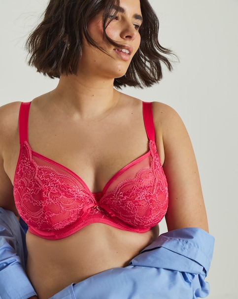 Elomi Darcie Plunge Wired Bra Azalea