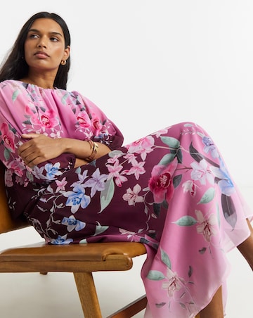 Joanna Hope Drop Waist Pleated Skirt