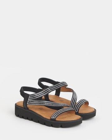 Heavenly Feet Fresco Strappy Sandals - Extra Wide Fit (EEE)