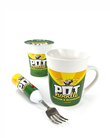Pot Noodle Chicken & Mushrom Mug and Spin Fork Gift Set