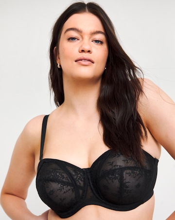 Goddess Verity Strapless Wired Bra Black
