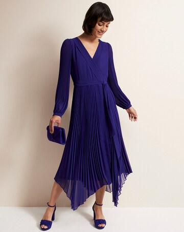 Phase Eight Petra Pleat Midi Dress