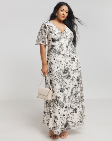 Joanna Hope Crinkle Column Dress