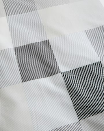 Darcy Check Cotton Blend Duvet Set