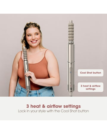 Shark FlexStyle 5-in-1 Air Styler & Hair Dryer with Storage Case - Stone