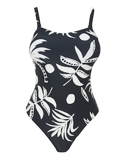 Non Wired Bandeau Tummy Control Swimsuit