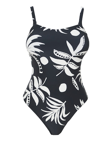 Non Wired Bandeau Tummy Control Swimsuit