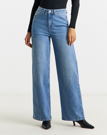 Light Wash 99/1 Slouchy Wide Leg Jeans