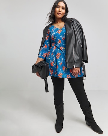 Joe Browns Fox Print Christmas Jersey Tunic
