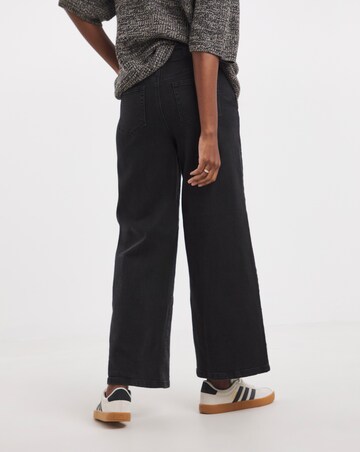 Magisculpt Washed Black Wide Leg Jeans