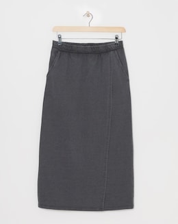 Acid Wash Sweat Skirt
