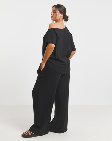 Black Off The Shoulder Top