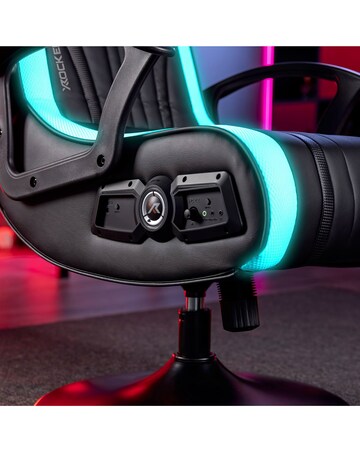 X Rocker Fury 2.1 Audio LED Console Gaming Chair for Juniors - Black