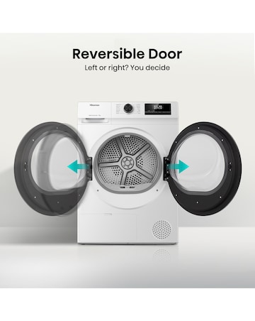 Hisense DH1Q802BW2 1 Series 8kg Heat Pump Dryer - White