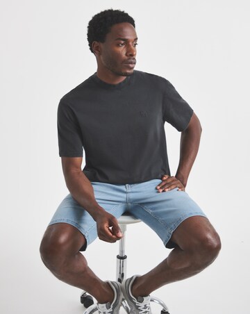 Union Garment Dyed T-Shirt-Black