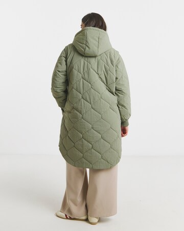 Sage Quilted Hybrid Jacket/ Gilet