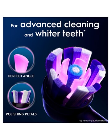 Oral-B iO Radiant White Black Refill heads 4 Pack