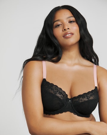 Freya Offbeat Balcony Wired Bra Black