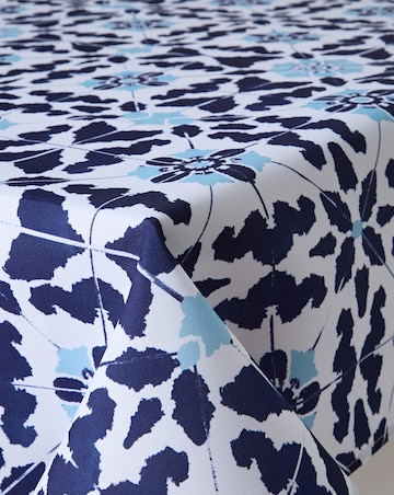 Tile Print Wipe Clean Tablecoth