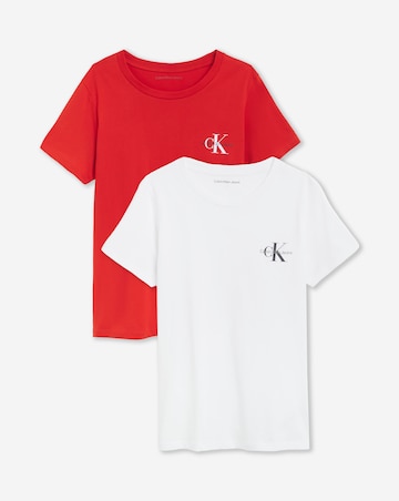 Calvin Klein Jeans Plus 2-pack Monologo Slim Tee