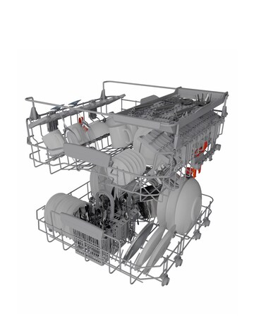 Hotpoint HFC3C26WCBUK Full Size Dishwasher - 14 Place Settings - Black