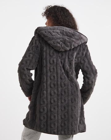 Pretty Secrets Cable Fleece Lounge Cardigan