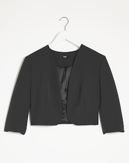 Joanna Hope Black Cropped Jacket