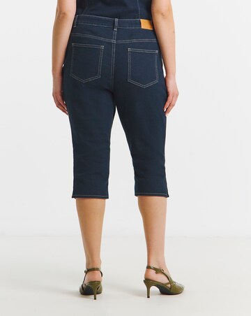Simply Be Indigo Capri Jeans Co Ord