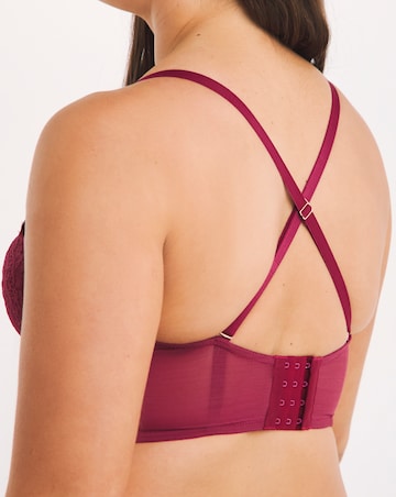 Adore Lace Padded Multiway Bra - Wine