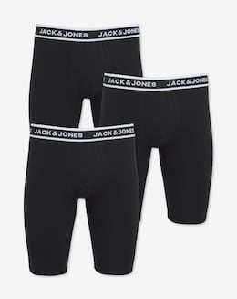Jack &amp; Jones Boxers 3 Pack - Black
