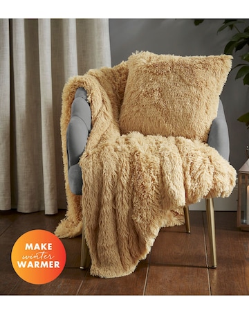 Catherine Lansfield Shaggy Fleece Throw