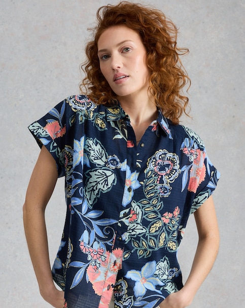 White Stuff Orla Button Through Shirt