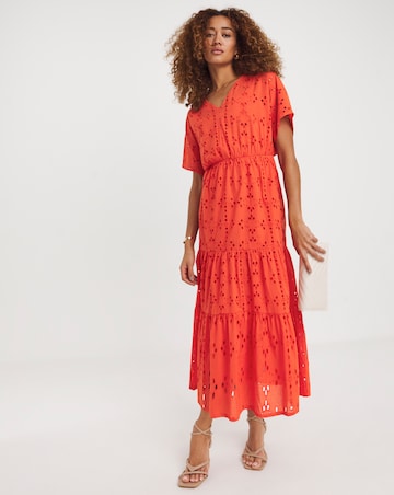 Broderie Smock Dress