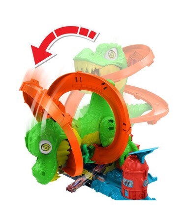 Hot Wheels City T-Rex Blaze Battle Playset
