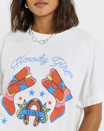 Twisted Wunder Howdy Girl Jersey T-Shirt