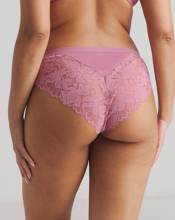 Pretty Secrets (3 Pack) Harper Lace Rib Midi Brazilian Knickers